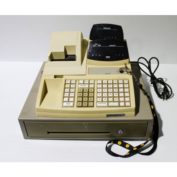 TEC ELECTRONIC CASH REGISTER MA-516 W/ KEY