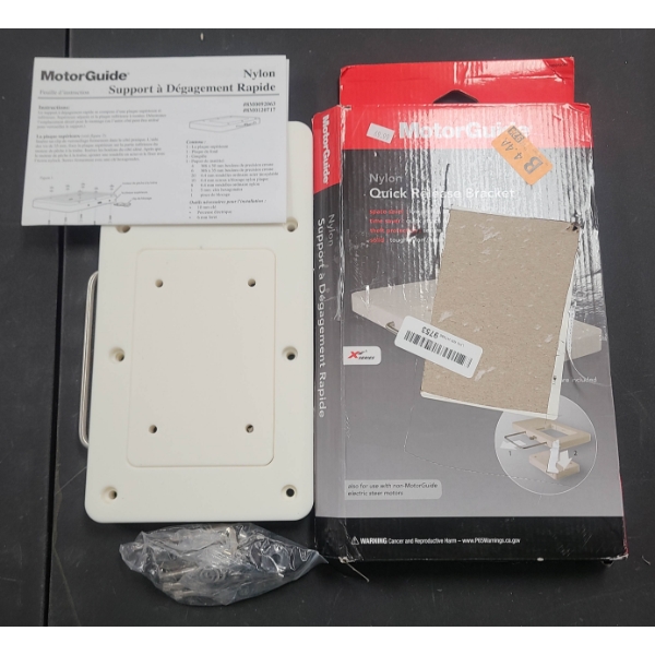NEW MOTOR GUIDE NYLON RELEASE BRACKET FOR TROLLING MOTORS