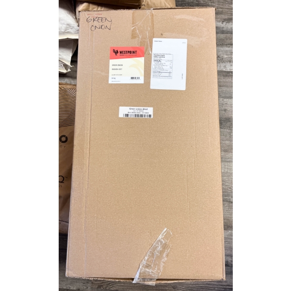 10KG WESTPOINT GREEN ONION FLAKES 
