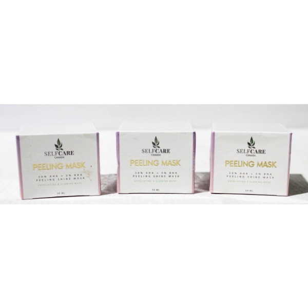 3 X 50ML NEW SELFCARE EXFOLIATING FACE MASK