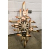 Image 1 : VINT. DECORATIVE METAL WALL CLOCK