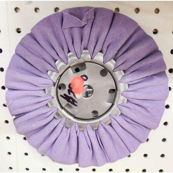 NEW 8" ALUMINUM POLISHING WHEEL (PURPLE)