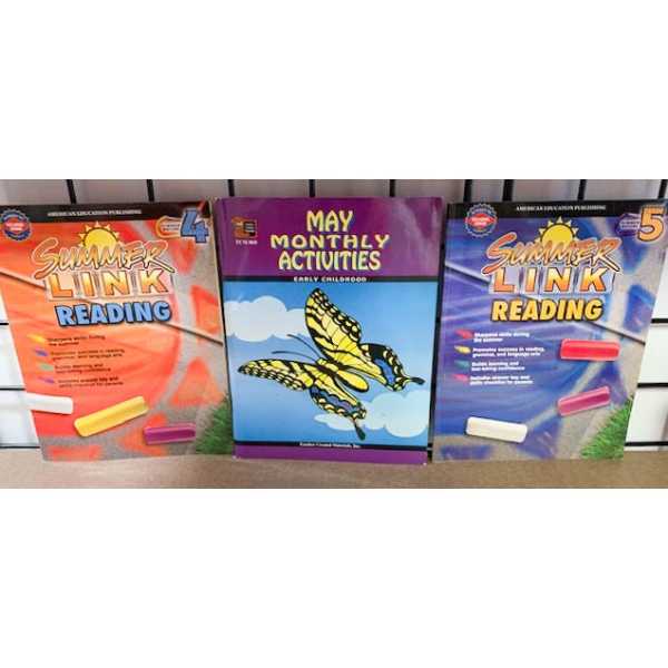 KIDS SUMMER LINK & MAY MONTHLY ACTIVITIES BOOKS