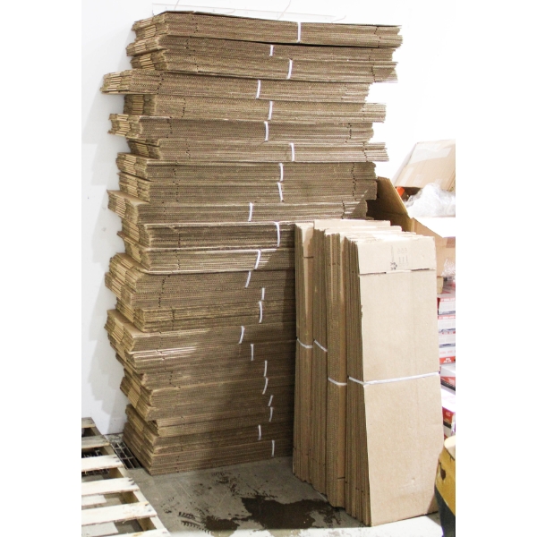 250 NEW CARDBOARD BOXES - 