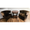 Image 1 : TWO RELAXING CHAIRS WITH CENTER TABLE
