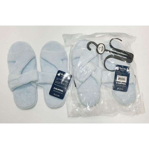 2 NEW WOMEN'S HOUNDS Z-SLIPPER - LIGHT BLUE