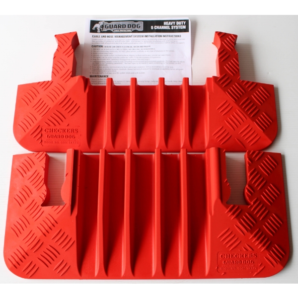 NEW GUARD DOG 5 CHANNEL CABLE PROTECTORS - HEAVY DUTY