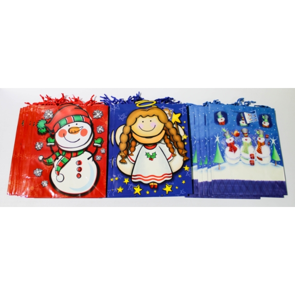 25 NEW CHRISTMAS HOLIDAY GIFT BAGS 