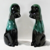 Image 1 : TWO BLUE MOUNTAIN POTTERY DOG FIGURES