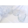 Image 1 : CRYSTAL PINWHEEL PITCHER, BOWL, LIDDED JAR ETC.