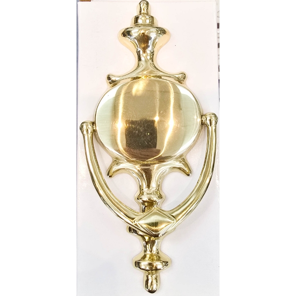 NEW ENGRAVABLE BRASS DOOR KNOCKER - SIZE 8" H