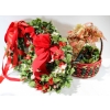 Image 1 : CHRISTMAS WREATHS & DECORATIVE BASKETS
