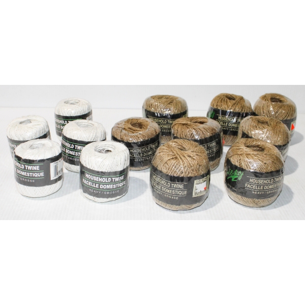 13 ROLLS HOUSEHOLD TWINE 