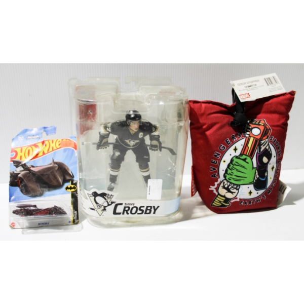 MARVEL DOOR STOPPER - HOT WHEELS BATMOBILE - SIDNEY CROSBY