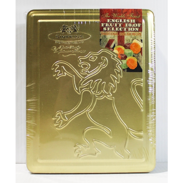 TIN OF SIMPKINS ENGLISH FRUIT DROPS