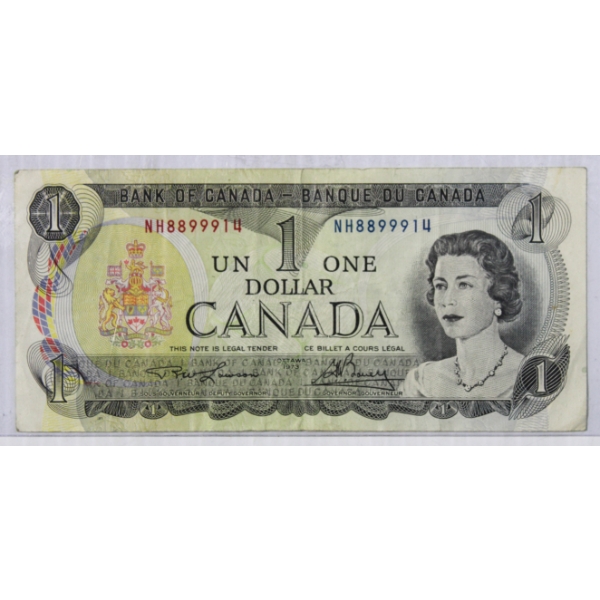 1973 CANADA $1 BANK NOTE 