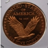 Image 2 : .999 FINE 1OZ COPPER STANDING LIBERTY COIN