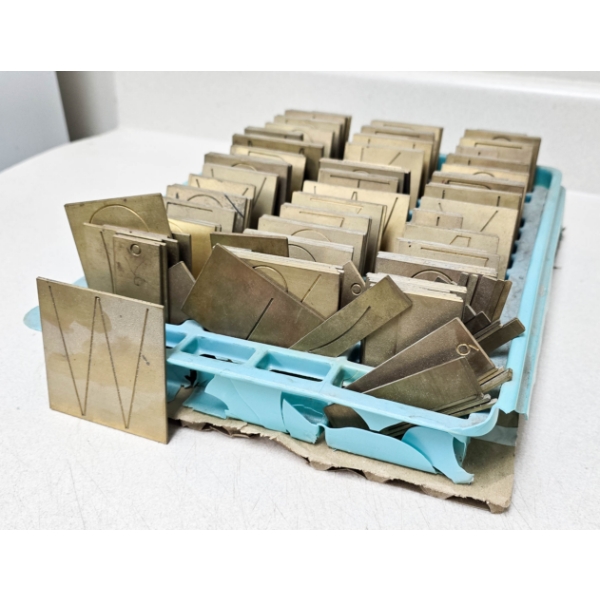 COMPLETE SET OF 2 3/4" LETTERS AND NUMBER PLATES