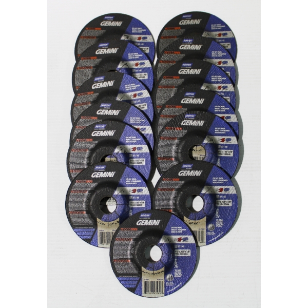13 NEW NORTON GEMINI CUT-OFF WHEELS - 4 1/2" X .125" X 7/8"