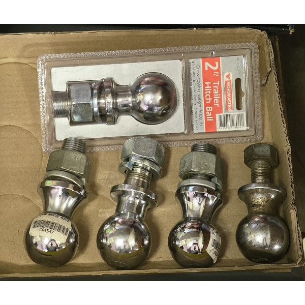 5 TRAILER HITCH BALLS