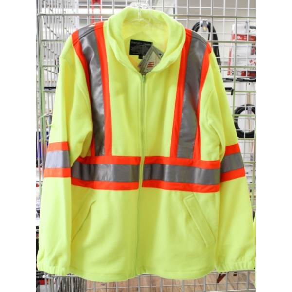 NEW 3M FLEECE HIGH-VIZ JACKET XL W/ TAGS