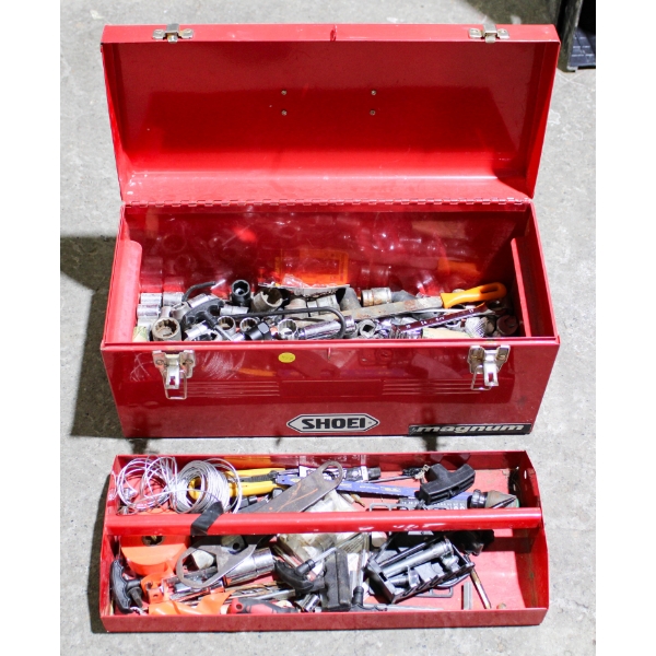 SHOEI MAGNUM PORTABLE TOOL BOX W/ CONTENTS