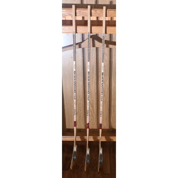 3 NEW ROCKET SHERWOOD PRO HOCKEY STICKS 