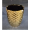 Image 1 : GOLD TONE DECO VASE