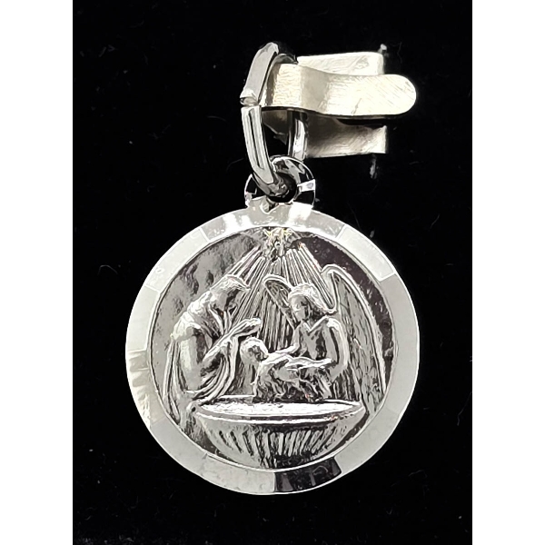 .925 SILVER BAPTISMAL PENDANT