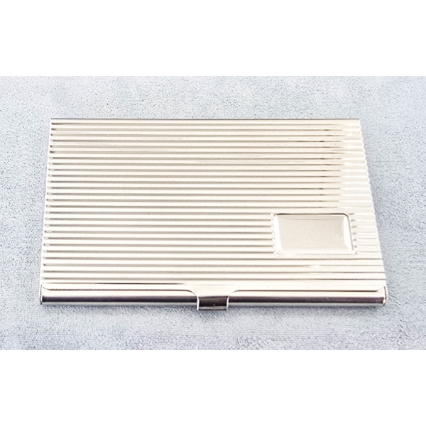 NEW STAINLESS STEEL BUSINESS CARD HOLDER