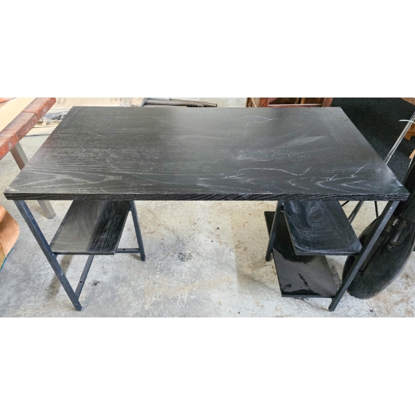 BLACK WOODEN WORK DESK