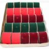 Image 1 : 25 VELVET COLORED RIBBON - 2" X 6 FT