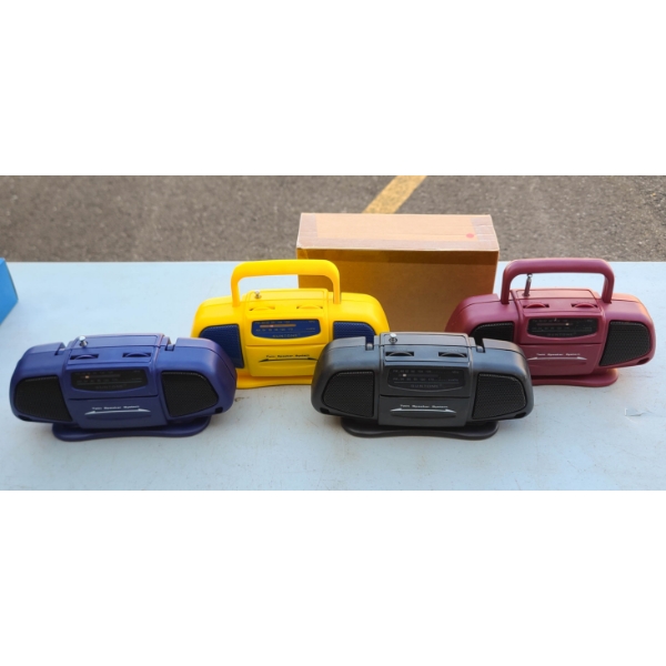 5 NEW AM/FM SUNTONE RR2500 RADIOS