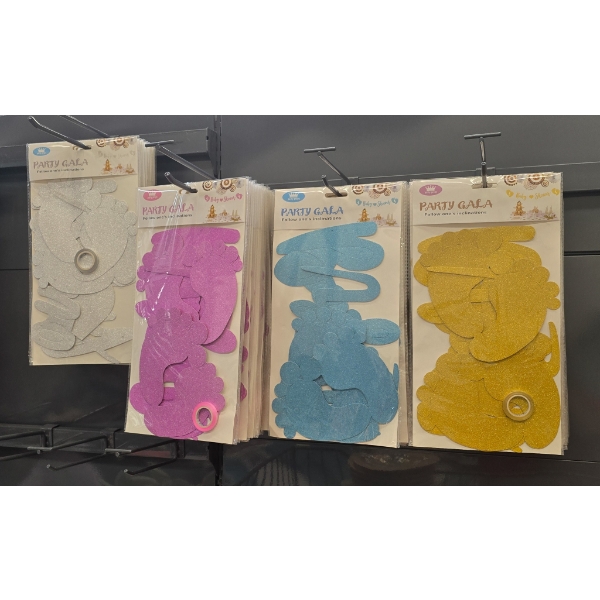 FOUR COLORS OF BABY SHOWER BANNERS