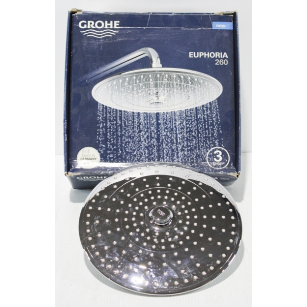 NEW GROHE EUPHORIA 260 CHROME SHOWER HEAD