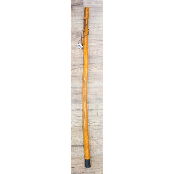 KOPPERS WOODEN WALKING STICK W/ ANIMAL CARVED