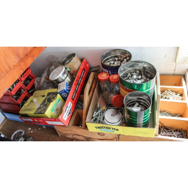 LARGE LOT OF ASSORT. HARDWARE