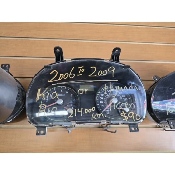 SALVAGE DASHBOARD FOR 2006-2009 KIA RIO
