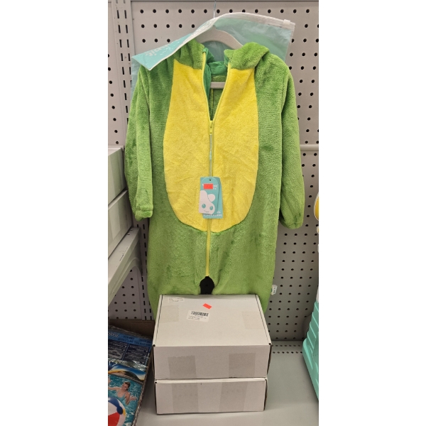 TWO KIDS DINOSAUR ONESIE SIZE XXL