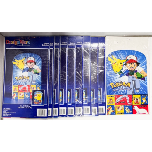 10 ASST POKÉMON PARTY STAND UP CENTREPIECES 
