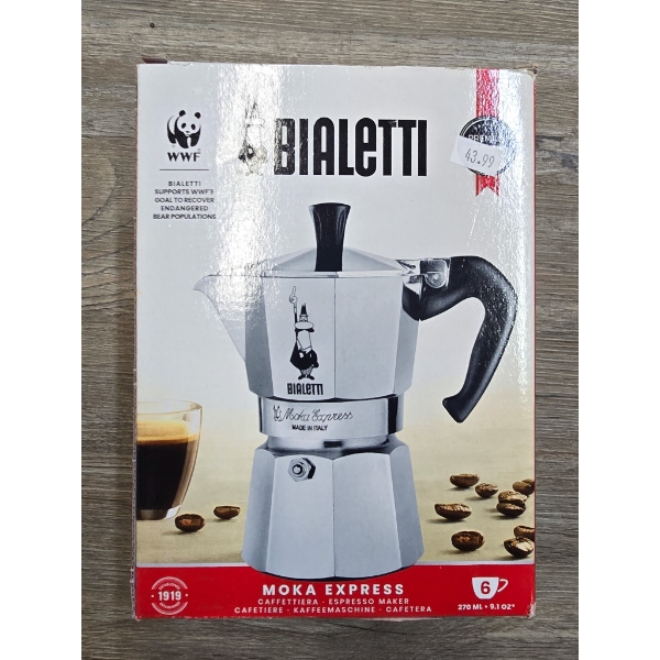 6 CUP BIALETTI MOKA EXPRESS ESPRESSO MAKER