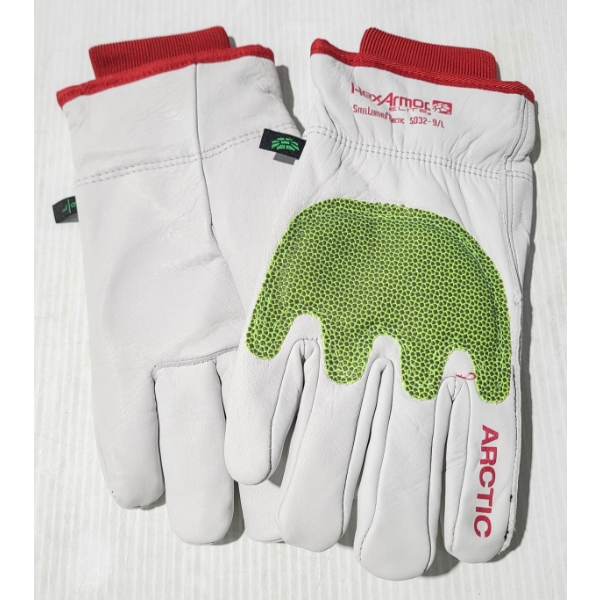 ARCTIC HEX ARMOR 5032 LINED LEATHER GLOVES - SIZE L