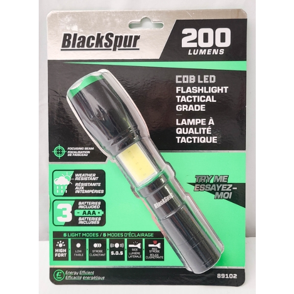 BLACKSPUR TACTICAL GRADE FLASHLIGHT
