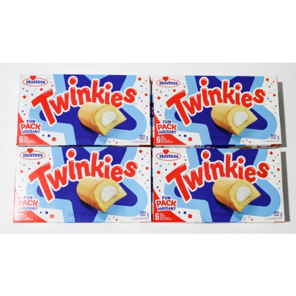 4 BXS X 6 HOSTESS TWINKIES CAKES