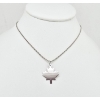 Image 1 : .925 SILVER 22" NECKLACE WITH MAPLE LEAF PENDANT