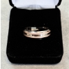 Image 1 : NEW MEN'S ROSE GOLD INSERT TITANIUM RING  - SIZE 10.5