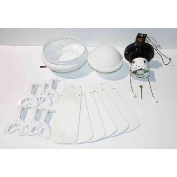 30" HERITAGE CEILING FAN - 6 BLADES W/ LIGHT KIT