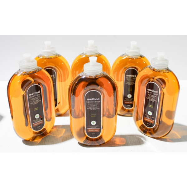 6 X 739 ML NEW METHOD SQUIRT & MOP FLOOR CLEANER