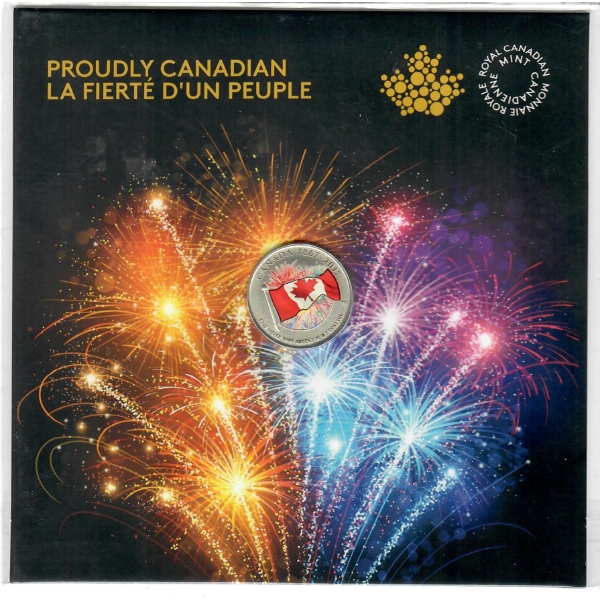 1867-2017 CANADA PROOF MINT SEALED 25 CENT COIN