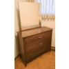 Image 1 : HARDWOOD 3 DRAWER DRESSER / VANITY